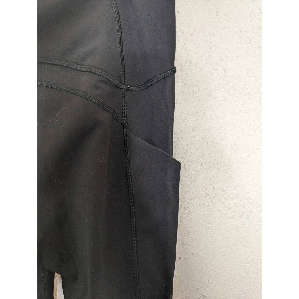 Lululemon Sole Training Crop Luxtreme Yoga Poseidon Leggings Black Size 6 W6ADFS